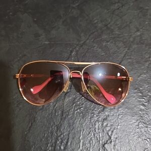 Jessica Simpson Sunglasses HHJSOP0803-R J5084 RGLD Aviator Pink Gold Diamond